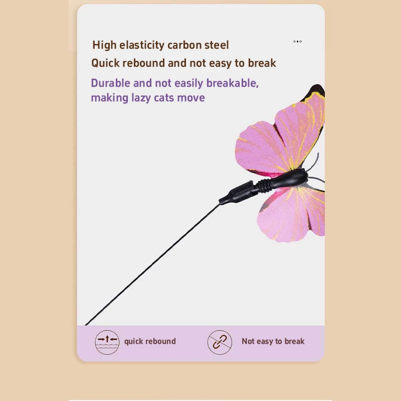 Rotating Interactive Cat Stick 3