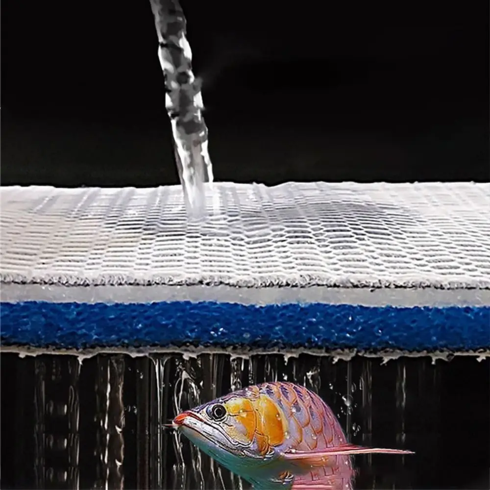 2Pcs 10D Aquarium Filter Sponge Reusable Cuttable Non Gel Filter Pad Thickened 40x50cm Fish Tank Filter Aquarium Accessories