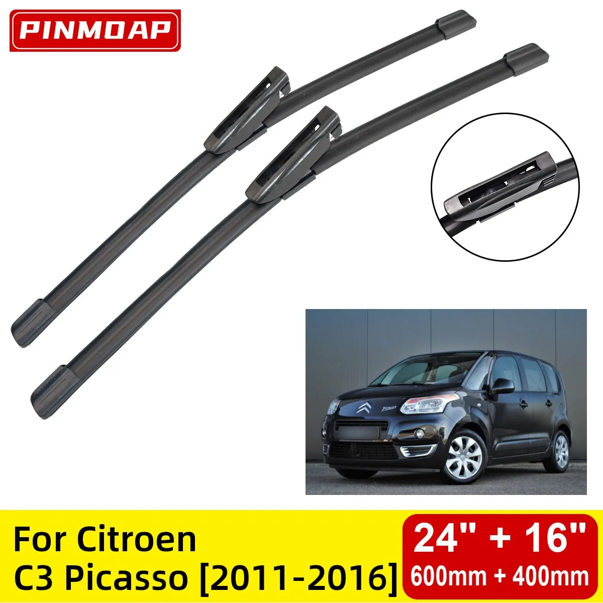 FrontWiperBladesForCitroenC3Picasso20112016Windshield