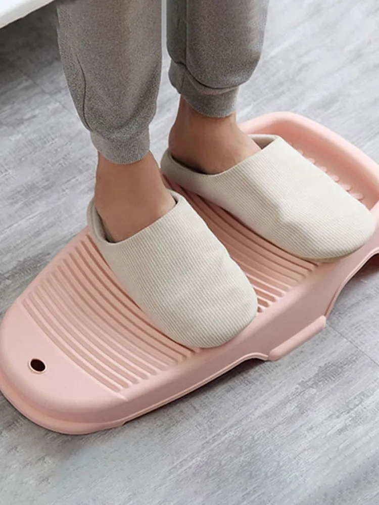 Thickened Ribbed Washboard with Antislip Design Clothes Basin Washboard Thicken Washing Board Cleaning Tool Bathroom Accessories laundry board