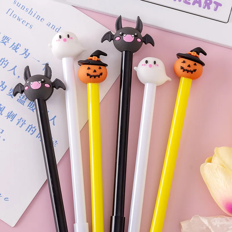 2pcs Creative Skull Gel Pens For Kids Cute Cartoon Writing Pens  Personalized School Supplies Stationery Halloween Gift - AliExpress