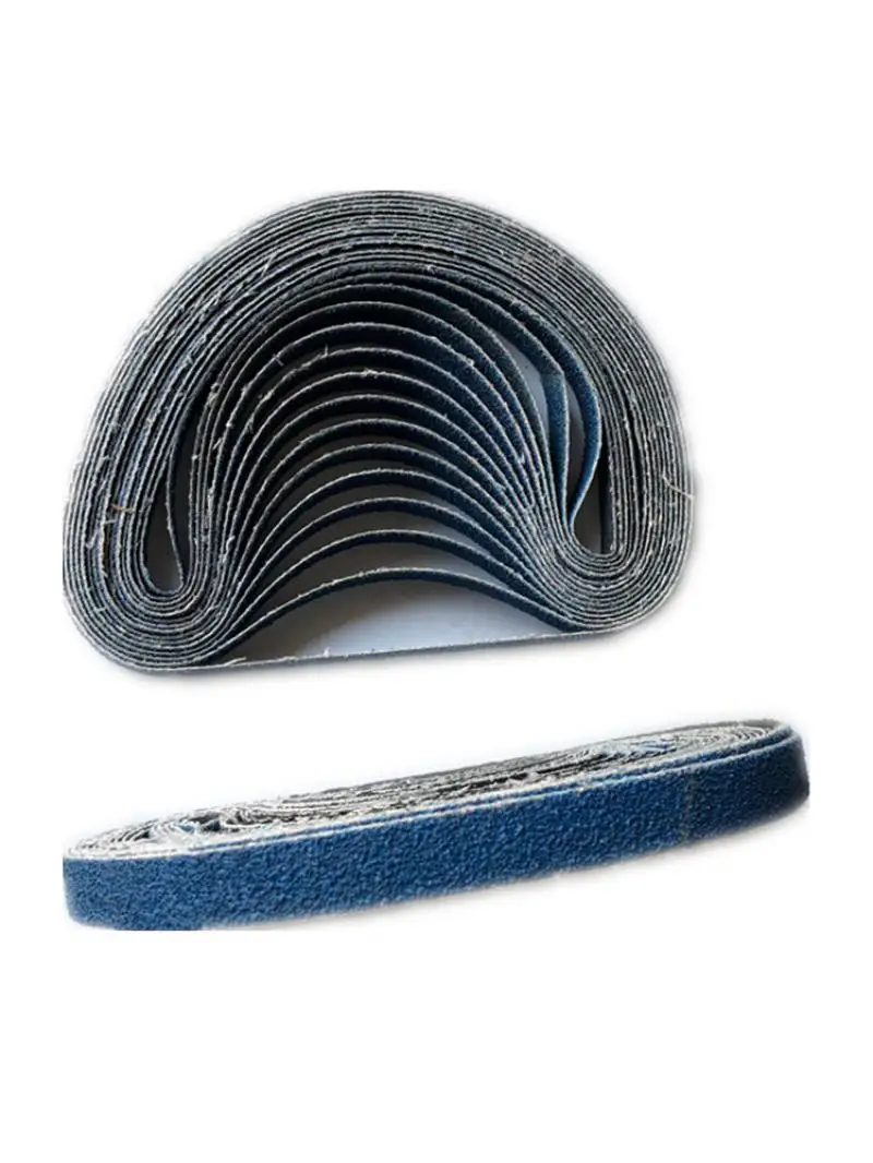 10pcs 330*10 457*13 520*20 Abrasive Sanding Belts for Air Belt Sander Aluminium Oxide Grinder Metal Grinding Grit 40 60 80 120