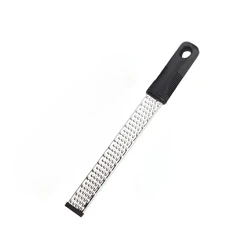 Versatile Stainless Steel Handheld Grater and Slicer (Black)