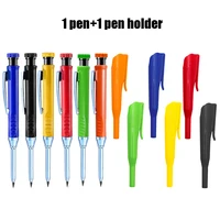New 2.8mm metal woodworking automatic pencil, 6 colors, with pen holder, built-in pencil sharpener, (1 pen+1 pen holder) 1