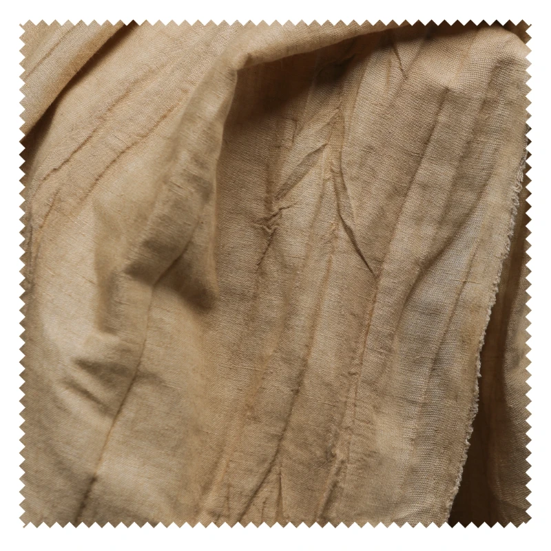 

Fabric Cotton and Linen 4-Color Collection Argy Wormwood Plant Dyed Fried Color DIY Bottoming Shirt Skirt Pack Clothing Designer