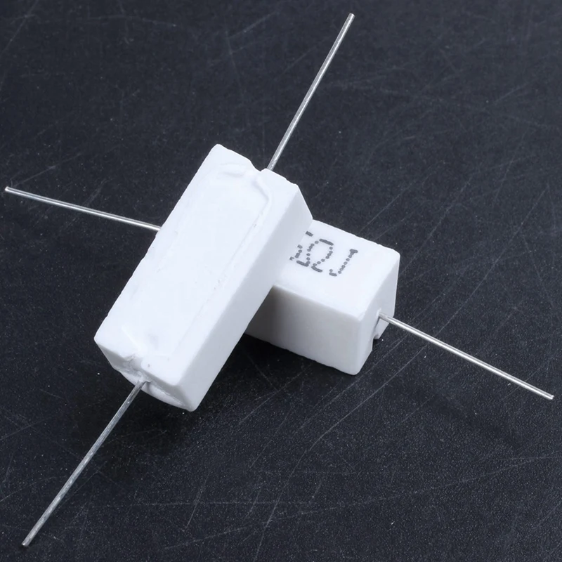 ABHU Axial Lead Ceramic Cement Resistor 0.5 Ohm 5W 30 Pcs