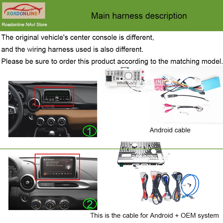 Reproductor Multimedia para Auto Android 15 Octa Core 8+256G 1920*720, Receptor Estéreo, Radio, Carplay, WIFI, 4G para FIAT 124 Spider 2016-2018 5