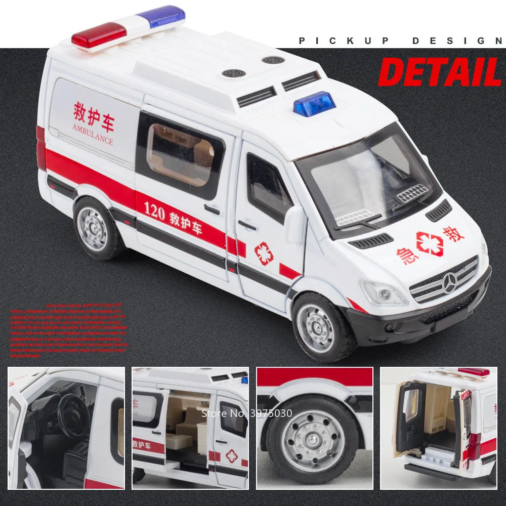 1/32 Pressofuso In Lega Benz Ambulanza Modello di Auto Giocattolo Luce  Suono Ruota di Auto Tirare Indietro Pneumatici di Gomma Veicoli In  Miniatura Regalo Per Bambini giocattoli - AliExpress, image size:1000x1000