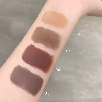 Heallor Water Proof Dyeing Eyebrow Cream Long Lasting Enhance Eyebrow Tint Black Brown Light Color Eye Brow Gel Eyebrow Tattoo M - Thumbnail 2