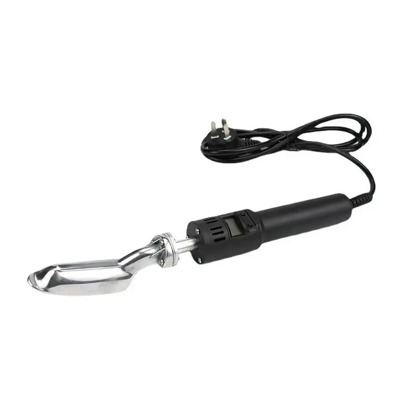 LED Display Handle Electric Mini Leather Iron Wrinkles Removing Smoothing For Leather Clothes Leatherwear Bag Shoes Lroning