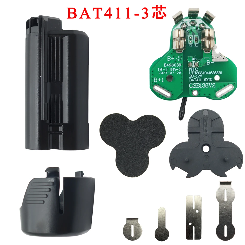 BAT411 Li-Ion Batterie Kunststoff Fall PCB Lade Schutz Platine Für Bosch 10,8 V 12 V BAT412A Shell Box BAT413A BAT411A – Detail 2