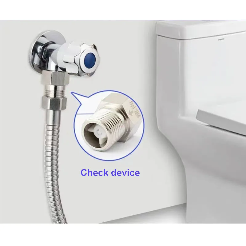 Toilet One-way Check Valve Male Female Thread 1/2" 201/304 Stainless Steel Water Tower Water Heater Anti-backflow