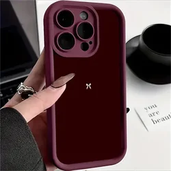 Elegant Wine Red Bow Pattern Phone Case Cover - Redmi Note 12S (1)