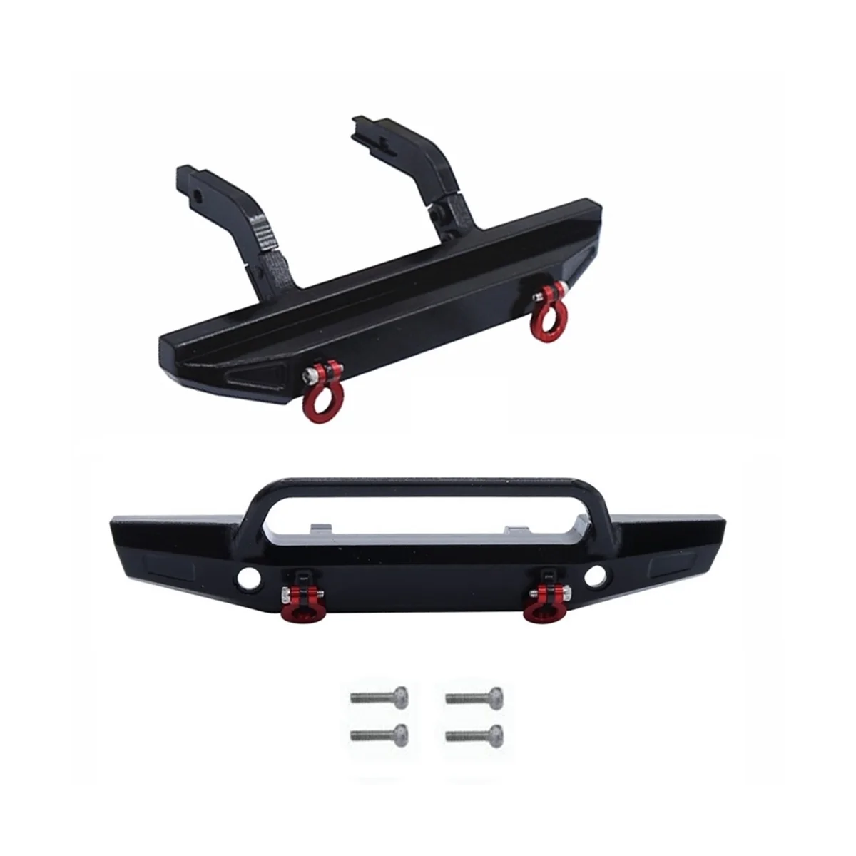 

Металлический передний и задний бампер 9734 для TRX4M -4M 1/18 RC Гусеничный автомобиль, обновленные детали OP Accessories, черный