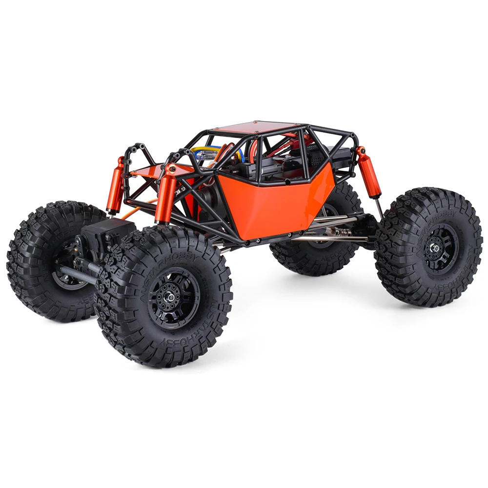 AUSTARHOBBY AX-8504 RC Car 1/10 4WD 2.4G Electric Crawler Climbing Frame Rock Buggy Chassis with Tube Roller Cage Truck Toys 2