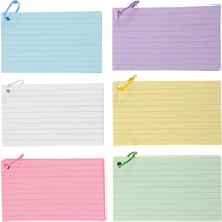 Index Cards With Holes Punched Flash Cards With Rings Studying Note Cards Writing Index Card Cards Lined Note Lattice 1