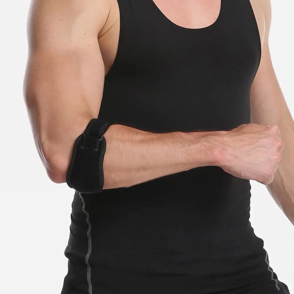 

1pc Adjustable Elbow Support Basketball Tennis Golf Elbow Support Strap Elbow Pads Lateral Pain Syndrome Epicondylitis Braces
