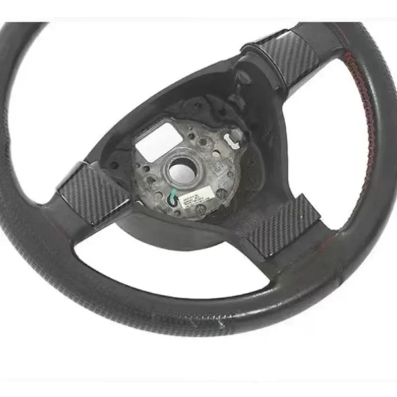 Фото Для VW Golf 5 MK5 Passat B6 Jetta Tiguan 2007-2011 Автомобильный Стайлинг рулевое колесо хромированная отделка крышка вставка наклейка №3