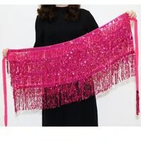 Sexy Sequins Tassel Dancewear Mini Skirt Women Clothes Jupe Femme Belly Dance Skirts Ladies Faldas Performance Stage Bottom Saia - Image 6
