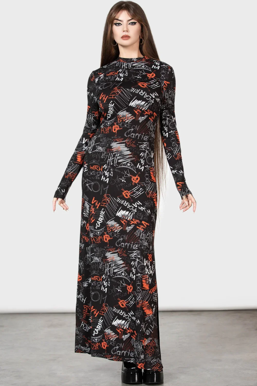 Mirabelle Un Hombro Gasa Vestido Con Tirante Flores Salvia Polvorienta Tallas Grandes