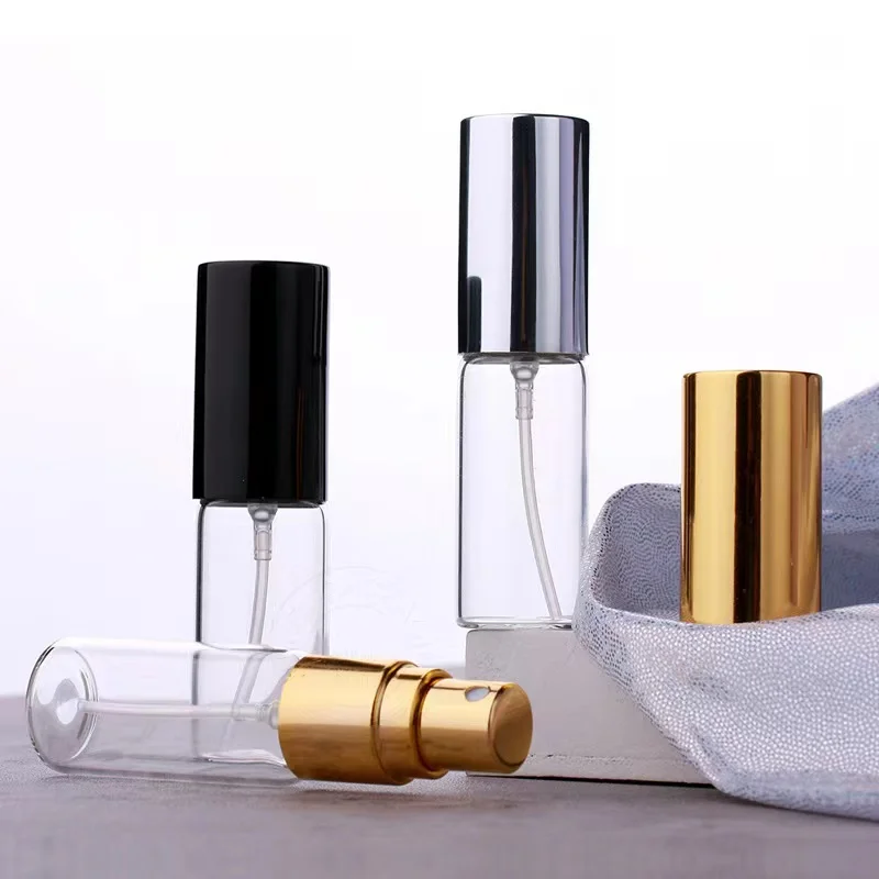 미니 유리병 여행자 스프레이 분무기, 빈 향수병, 로트 당 100 개, 5ml