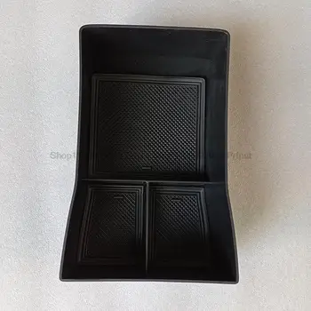 Organizer Per Hyundai Kona 2024 - Vano Portaoggetti Con Base Antiscivolo, Colore Rosso - Foto 5