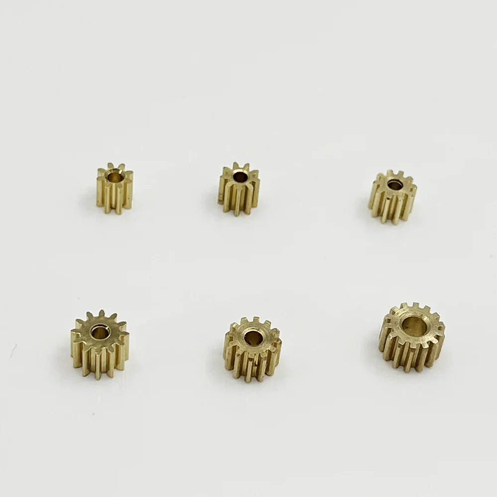 0.5M Modulus 8T 9T 10T 12T 14T Metal Copper spur Brass Gear Pinion Spindle Parts Gear Assembly Fit 2mm 2.3mm 3.17mm Shaft Motor electric bike gear motor gear transmission gear industrial drive sprocket electric chain saw gear cassette deck tape gear
