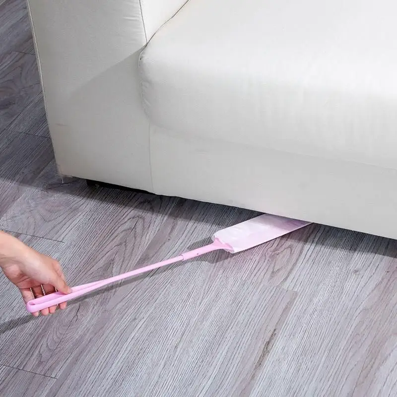 Detachable Clearance Clean Brush Home Sofa Bed Furniture Bottom Long Handle Dust Anti Static Non-woven Dust Cleaner Removing