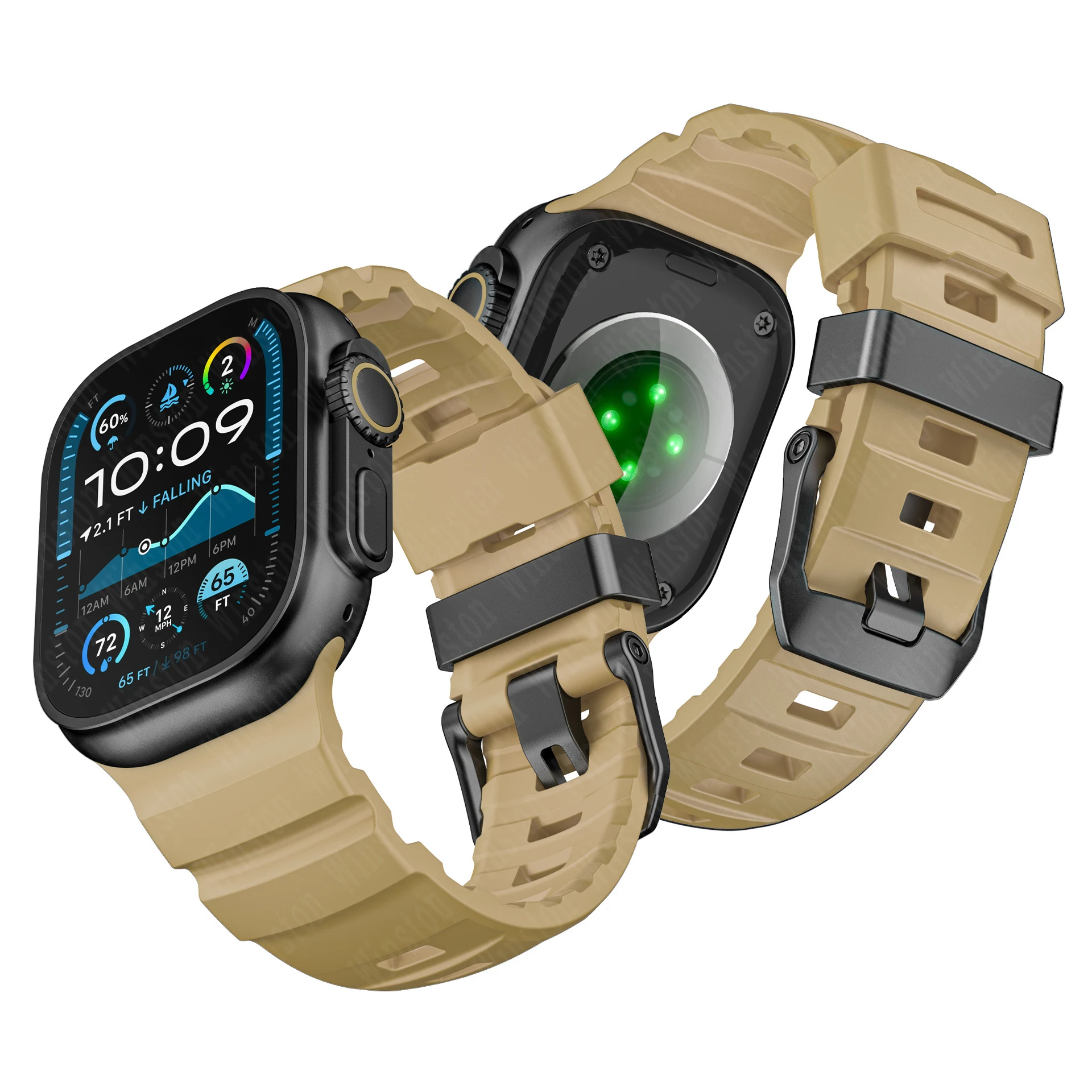 Fluorescent Silicone Sport Band Bracelet