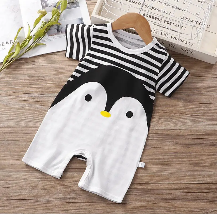 Baby Bodysuits classic Summer Baby Rompers Boys Girls Jumpsuits 100% Cotton Newborn Short Sleeve Baby Climbing Clothes Romper Infant Costumes Pajamas cute baby bodysuits