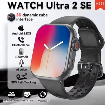 2026 New 1000mAh Battery AMOLED SmartWatch Amazfit Ultra K62 GPS Display BT Call Sport Waterproof Smart Watch For IOS Ultra 2 SE 1