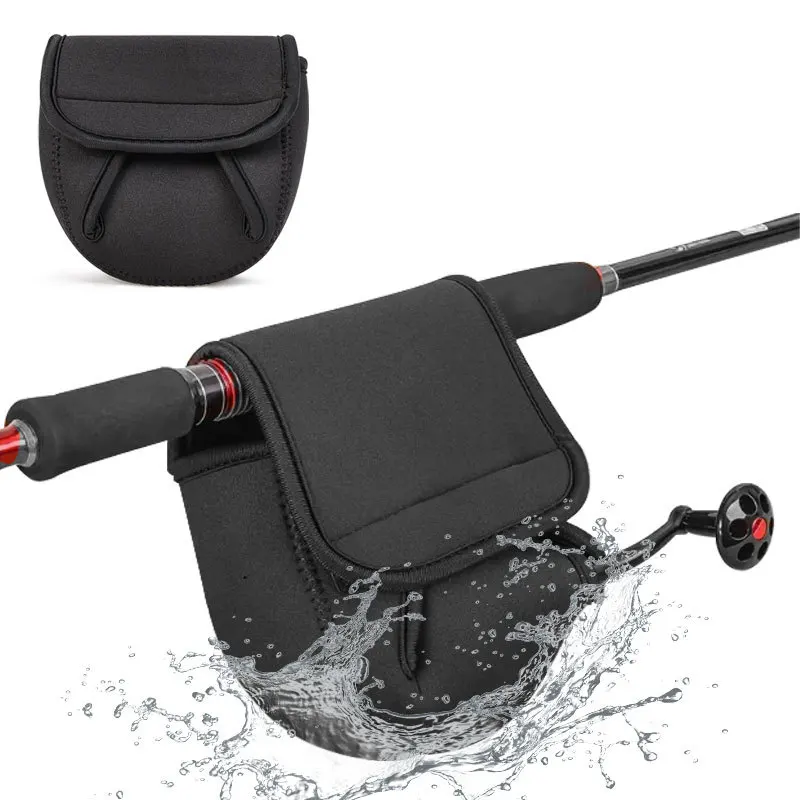 Housse moulinet pêche néoprene étanche protection taille S/M/L spinning couverture roue
