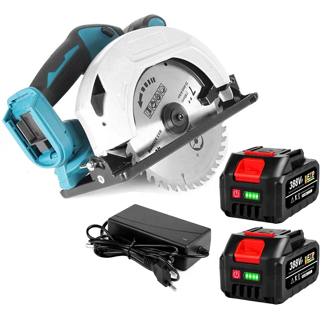 

7 Inch Brushless Circular Saw 180mm 10800Rpm 3 Saw Blade Cordless Woodworking Cutting Tool for Battery Electric Saw makita scie