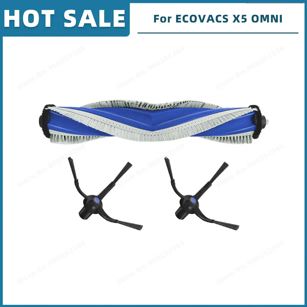 KiimSin Couvercle De Brosse Principale Pour ECOVACS DEEBOT X5 Omni, X5 Pro Aspirateur Robot, Accessoires De Rechange Pour Couvercle De Brosse à Rouleau