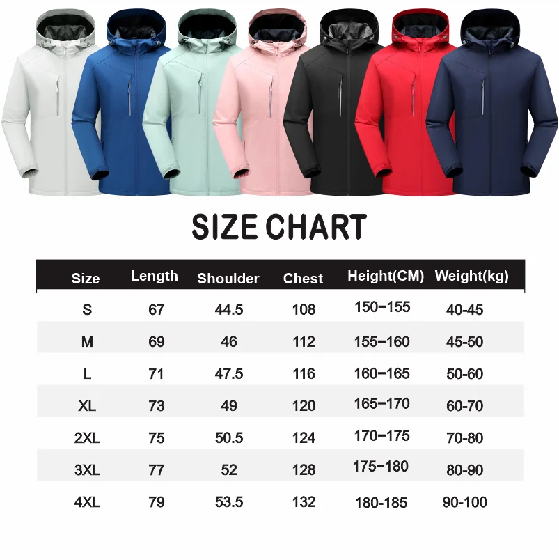 Customized LOGO Winter Jacket Waterproof Warm Thick Windbreaker Brand Design Printed Embroidery Outdoor Windproof Coat 2