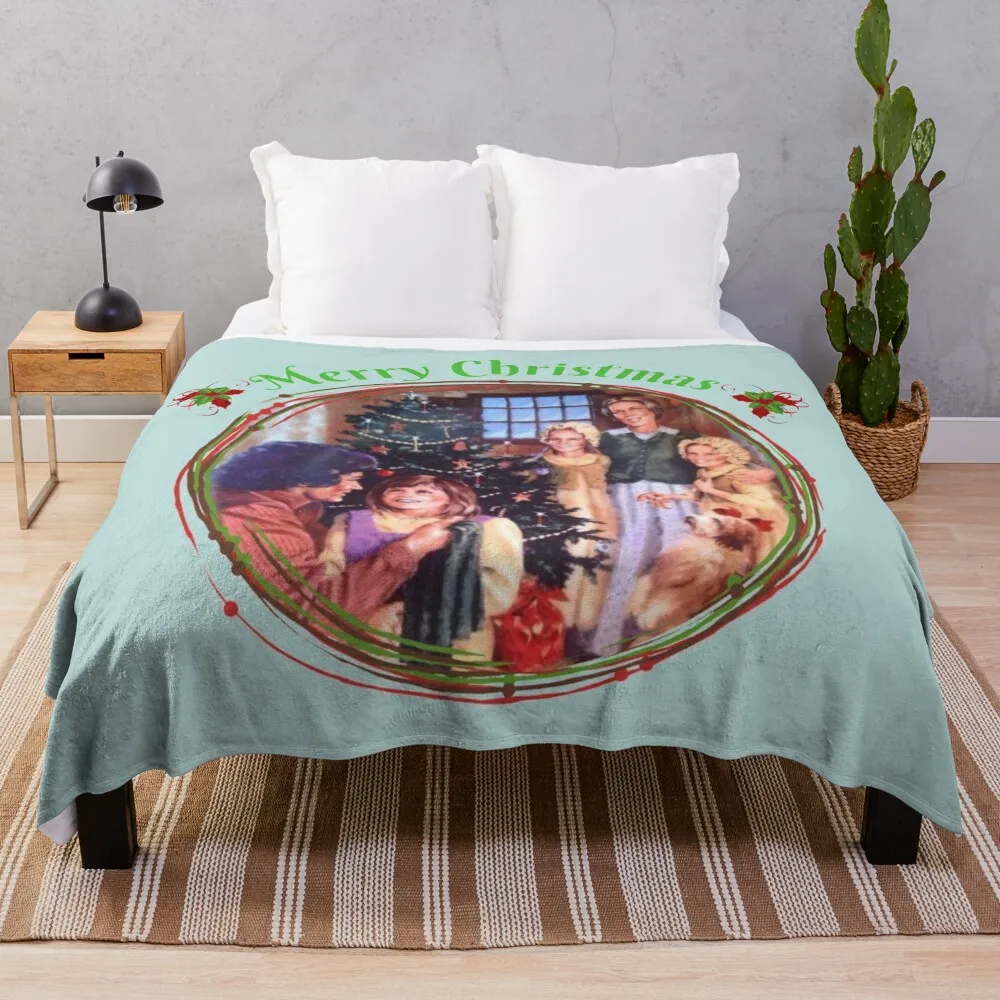 Christmas Little House On The Prairie Coperta Coperta Di Lusso Coperte Ripiene