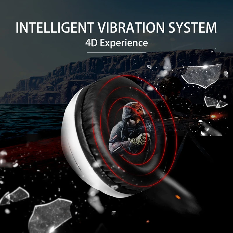 Somic G941 Gaming Headset 7.1 Sound Vibration Amplify Headphone With Mic LED Light For PS5/PS4/PC/Laptop/Computer wired headphones gaming headphones wired headset