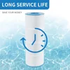 Filter material Pleated Fabric Filter Media Pool Filter Cartridge Replaces, 4X80 sq.ft. 4 Pack 5
