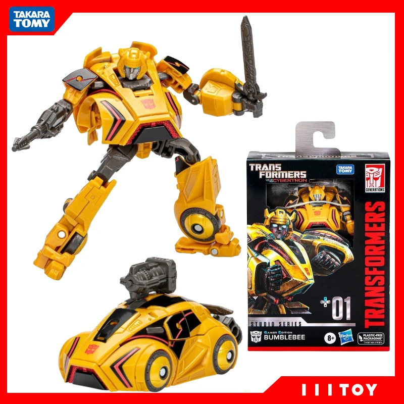 Instock Transformers Studio Series Gamer Edition 01 Deluxe Ss Ge 01 Bumblebee Robot Toy Action Figures Regali Da Collezione Hobby