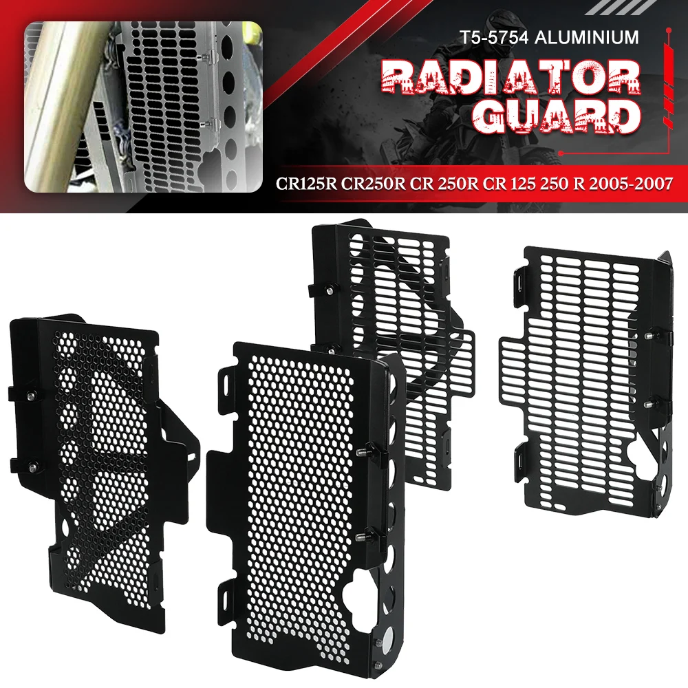 For Honda CR125 CR250  2005-2007 Motorcycle Accessories Radiator Guard Protector Grille Grill Cooler Grill Cover Cooler Protect