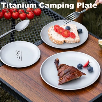 Titanium Camping Plate 1