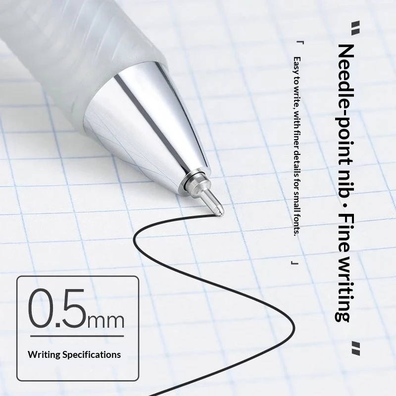 Pentel EnerGel Retractable Aesthetic Gel Pens - Transparent Barrel with Vibrant Water-Based Ink