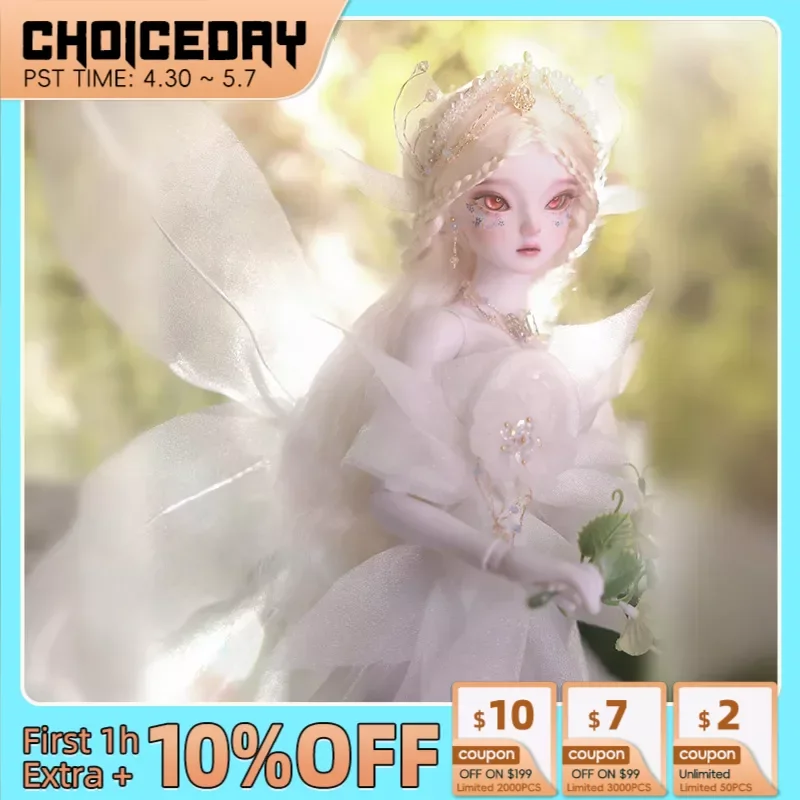 

JOYBJD Aurora 1/4 BJD Doll LDS Cai Body Oversized Wings Forest Fairy Fullset Ball Jointed Doll Resin Gift Girls