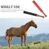 25CM Genuine Leather Horse Whip Handmade Walnut wood Handle,Horse Training Crop Equestrian Riding bat Submissive for Horse 6