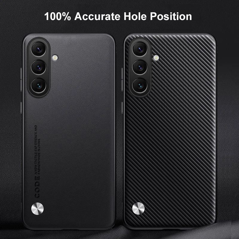 Luxury PU Leather Shockproof Phone Case - Full Protection Back Cover