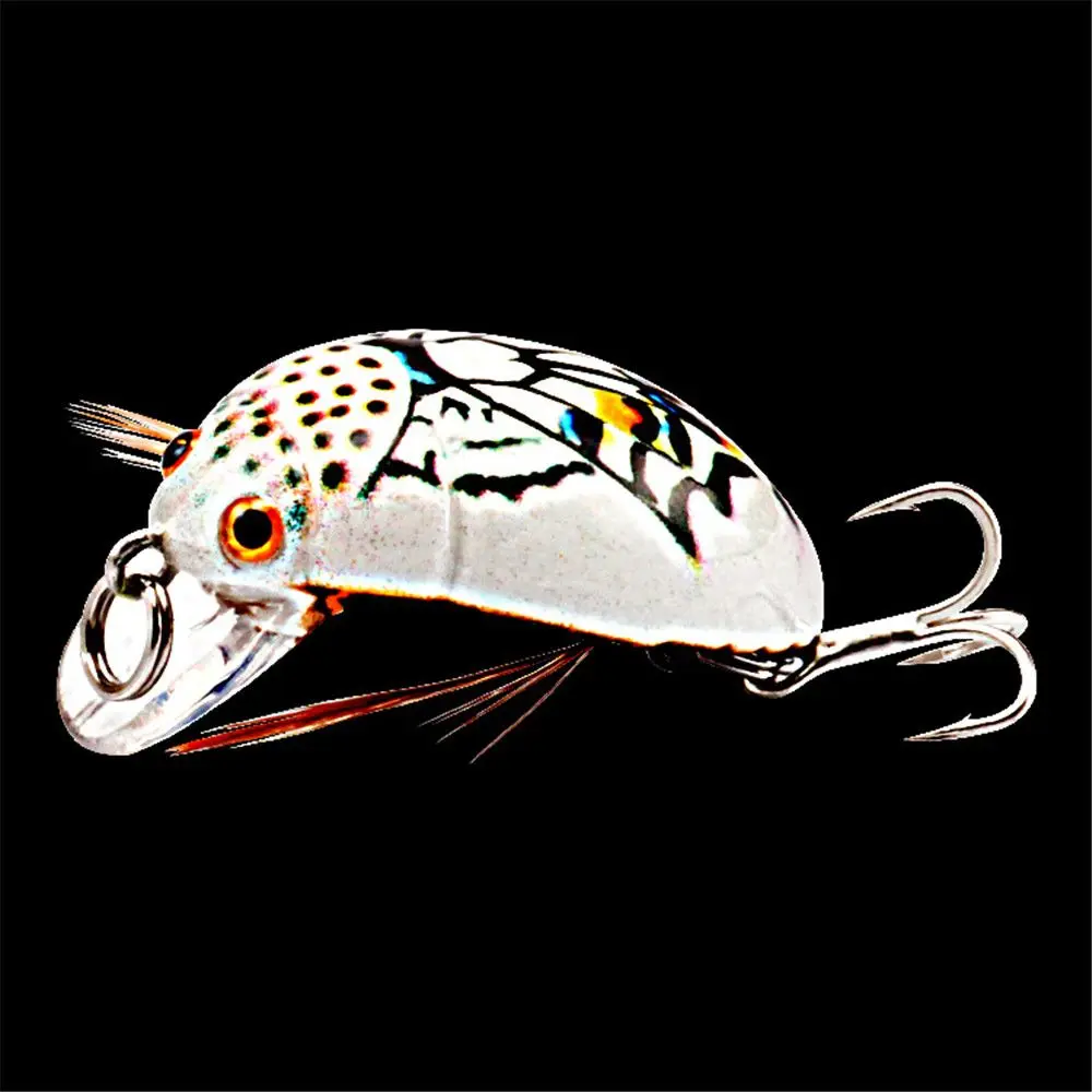 8 x Ladybird Fishing Lures Floating Creature Bug Perch Trout Chub Surface  Baits