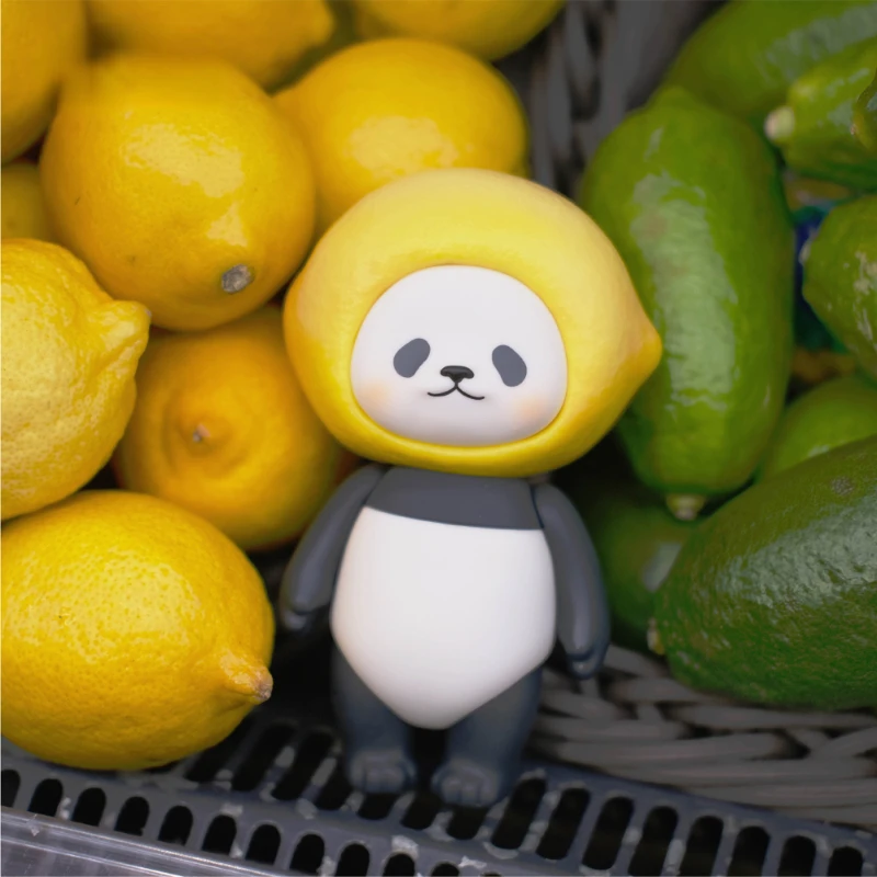 Planet bear レモンパンパン Panpan フィギュア Planetbear Lemon Panpan Panda with Limon Head Action Figure