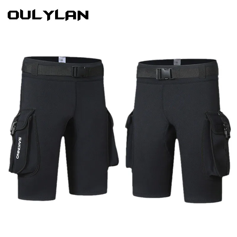 Oulylan3mmNeopreneDivingTechShortsScubaShortswithPocket