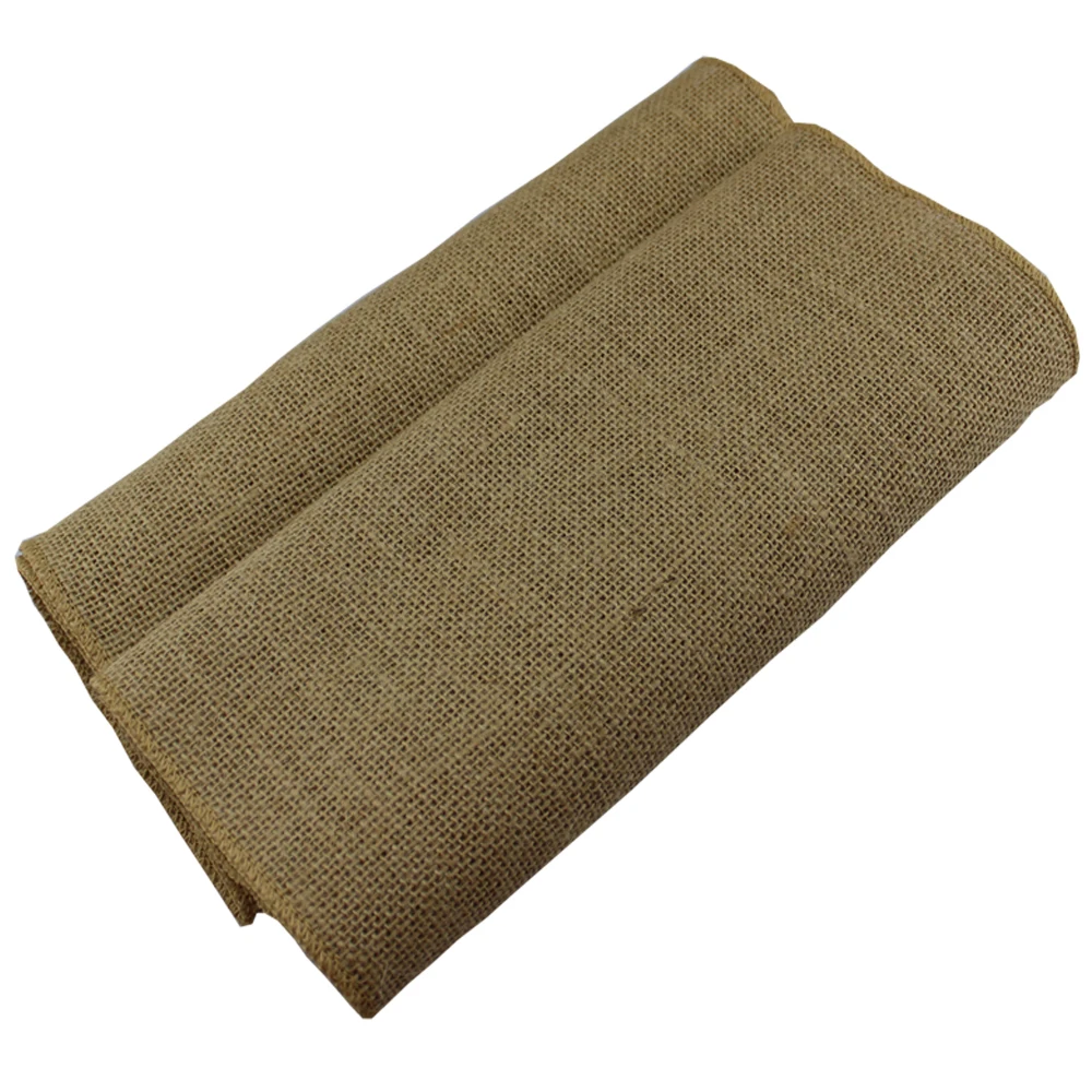 

High Quality Natural Jute Linen Table Runner Vintage Hessian Rustic Country Wedding Party Decor Burlap Christmas Table Runners