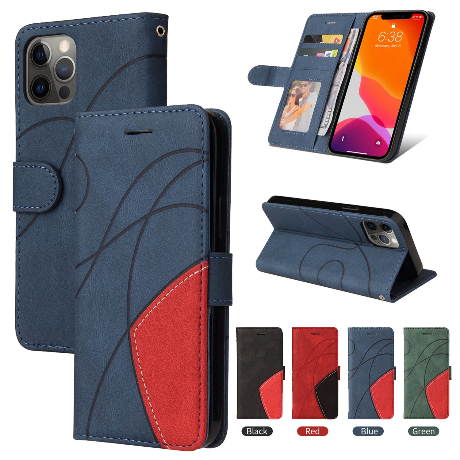 Leather Flip Phone Case For Samsung Galaxy A10E A20S A40 A50 A70 A01 A21S A31 A41 A51 A71 Fashion Magnetic Wallet Bracket Cover